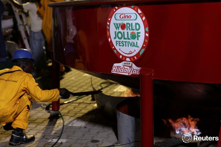Photos: Hilda Baci cooks the world's largest pot of jollof rice