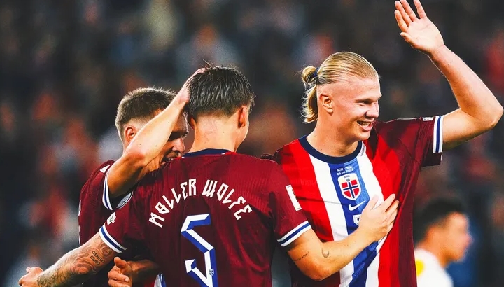 Goal galore! Haaland score five as Norway batter Moldova 11-1