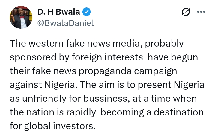 Nigeria to take 'media fight back to western fake news media outlets' - Presidency