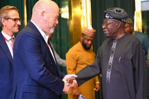 Photos: Denmark's richest man visits President Tinubu in Abuja
