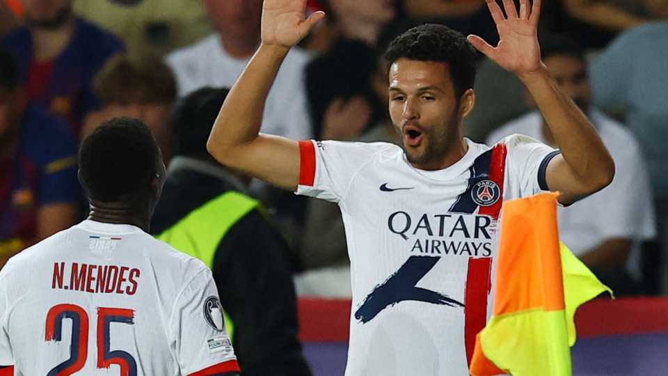 Ramos late winner for PSG down Barcelona in Champions League