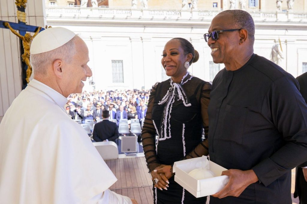 Obi takes Nigeria’s situation to God, meets Pope Leo XIV for prayers
