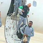 After ‘mid-air windscreen crack’, Super Eagles arrives safely in Uyo