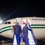 President Tinubu returns to Abuja after Aqaba Process Meeting in Rome