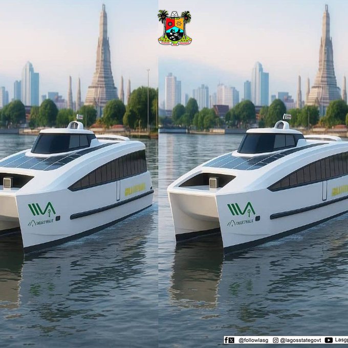 ‘No smoke, no loud noise, no fuel smell’ – Lagos State launches ‘Omi Eko’, an electric-powered boat