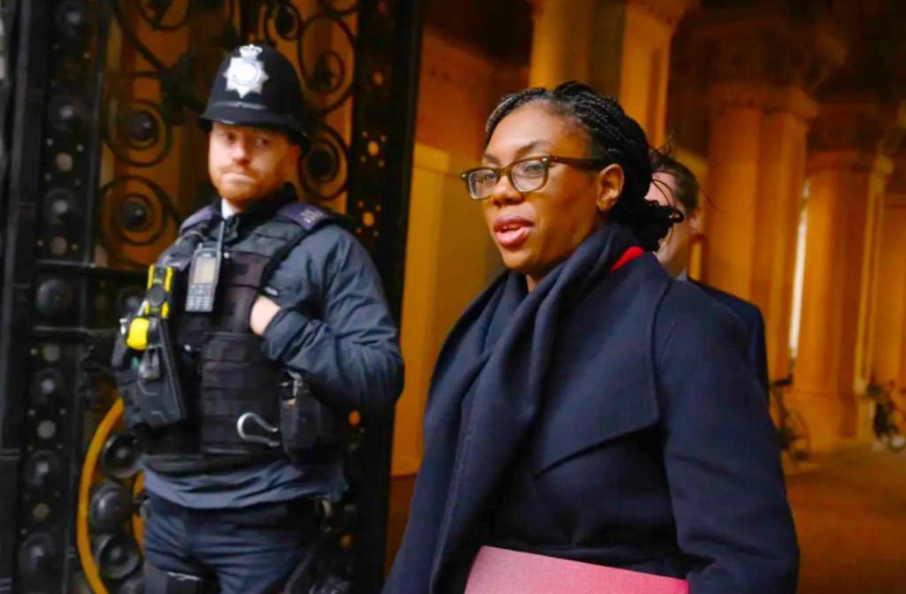 Kemi Badenoch visits site of ‘horrific terr*rist attack’ at Heaton Park Synagogue