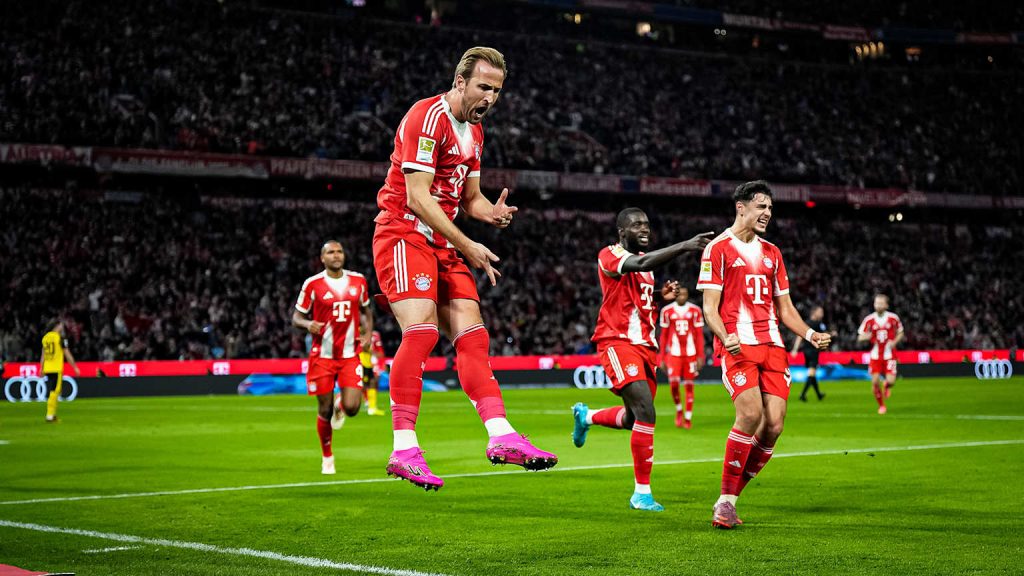 Kane inspire Bayern Munich to 2-1 home win over Dortmund
