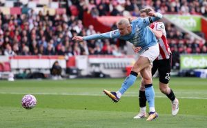 Haaland early goal enough as Manchester City grab narrow win over Brentford