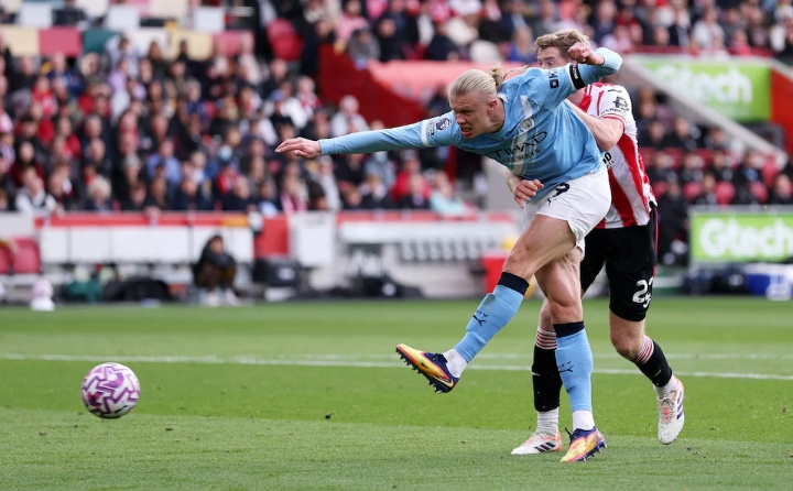 Haaland early goal enough as Manchester City grab narrow win over Brentford