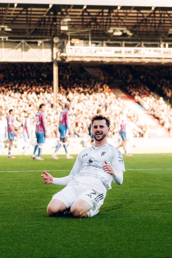 Crystal Palace 1-2 Manchester United: Mason Mount completes comeback win for Amorim’s Reds