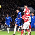 Ten-man Chelsea hold on for draw against Arsenal in London Derby