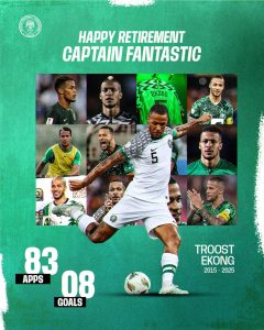 After 10 years, Troost-Ekong retires from football