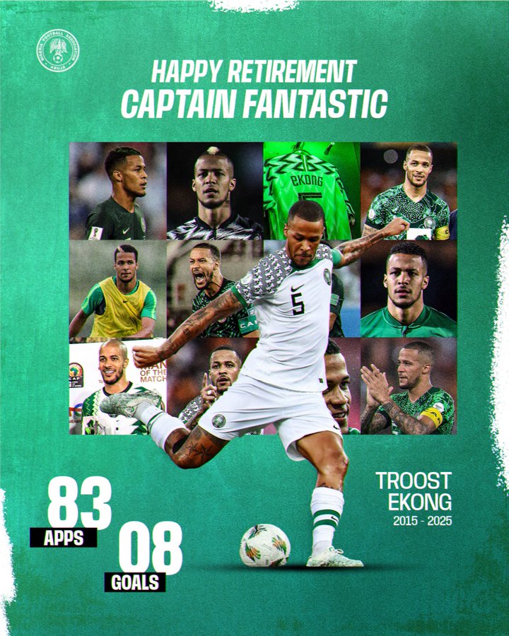 After 10 years, Troost-Ekong retires from football 1 After 10 years, Troost-Ekong retires from football
