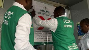 FCCPC seal Ikeja Electric headquarters