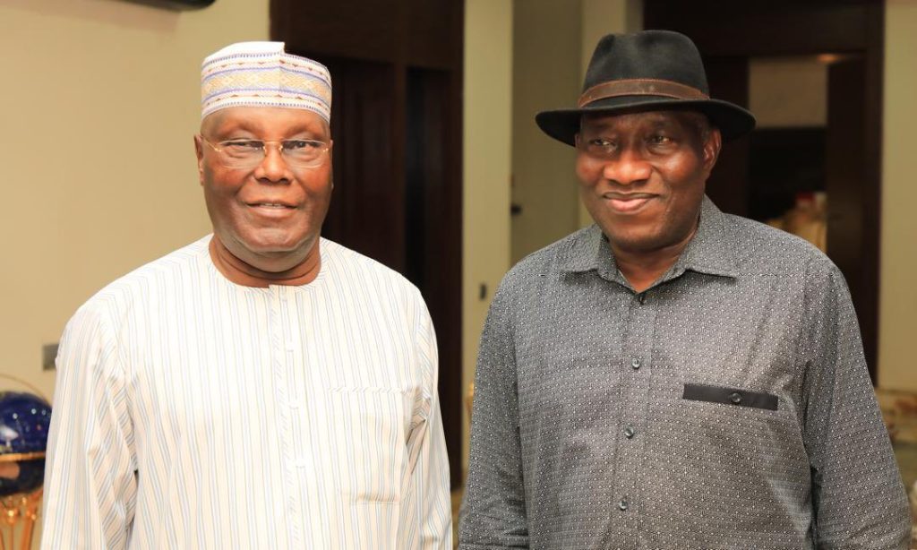 Atiku share photos with GEJ after return from Guinea-Bissau