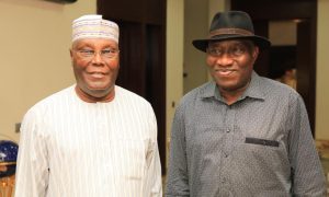 Atiku share photos with GEJ after return from Guinea-Bissau