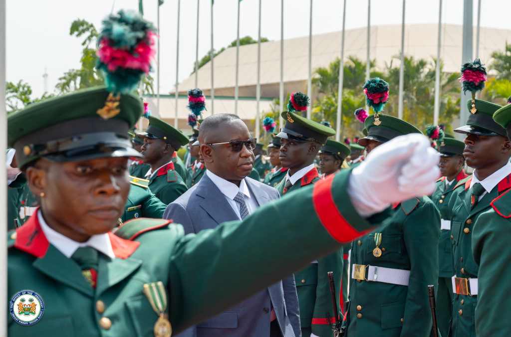 Photos: Sierra Leone President, Bio, arrives for ECOWAS Meeting