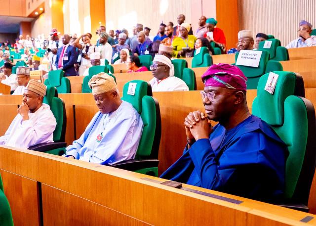 Photos: Sanwo-olu accompanies Tinubu to NASS for presentation of 2026 budget with focus on 'defence and national security'