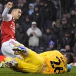 Arsenal ease through Portsmouth 4-1 in FA Cup at Fratton Park 3 Arsenal ease through Portsmouth 4-1 in FA Cup at Fratton Park