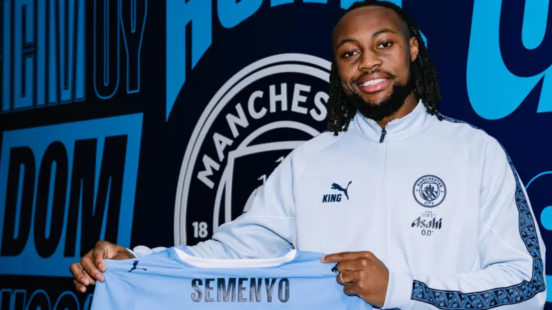 Official: Antoine Semenyo has signed for Manchester City for five years