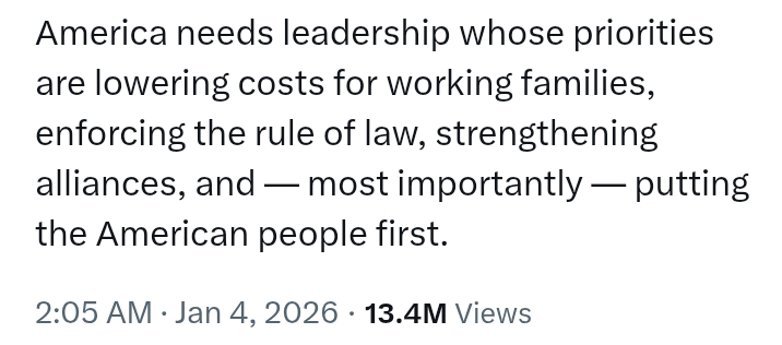 'Trump's actions do not make America safer or stronger' - Kamala Harris reacts to capture of Maduro 7 'Trump's actions do not make America safer or stronger' - Kamala Harris reacts to capture of Maduro