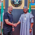 Governor Lawal and Eric Chelle discuss sports development in Zamfara State