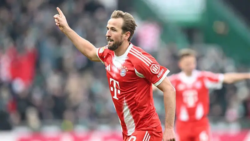 Werder Bremen 0-3 Bayern Munich: Kane net 500th career goals as Bavarians clinch easy win in Bremen