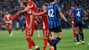 Bayern Munich 4-1 Atalanta: Kane net brace as Bavarians cruise into quarter finals