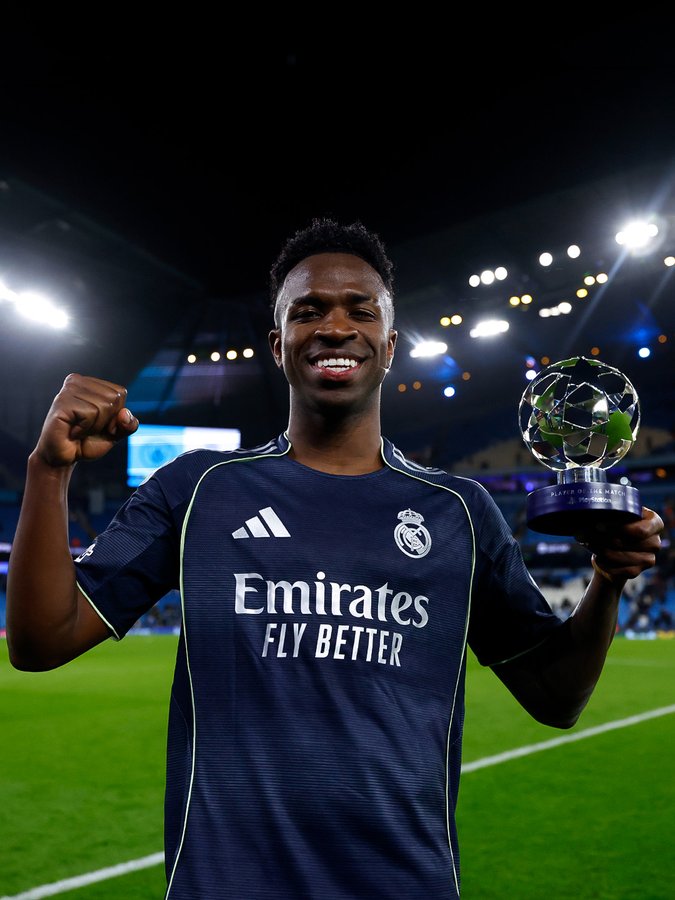 Manchester City 1-2 Real Madrid: Ten-man City eliminated from Champions League as Vinicius net brace