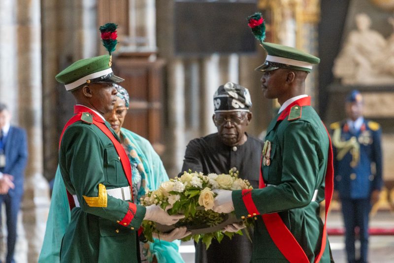 Photos: President Tinubu welcomed at Westminster Abbey