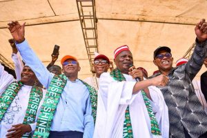 Photos: Massive crowd converge for Obi and Kwankwaso in Kano
