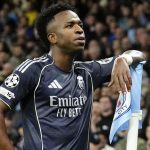 Manchester City 1-2 Real Madrid: Ten-man City eliminated from Champions League as Vinicius net brace