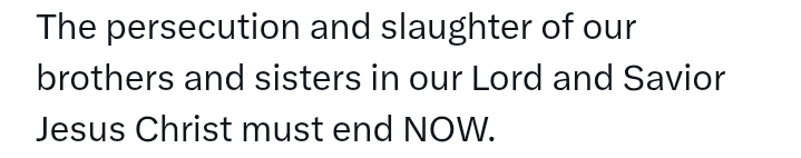 Trumps says if Nigeria fails to 'address' killings in the country, the US 'will address it for them'