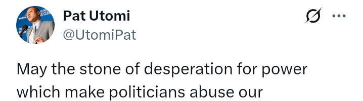 Pat Utomi's prayer for 'politicians who abuse our institutions'