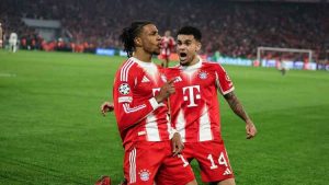 Bayern Munich's Olise nominated for Uefa Champions League Player Of The Week