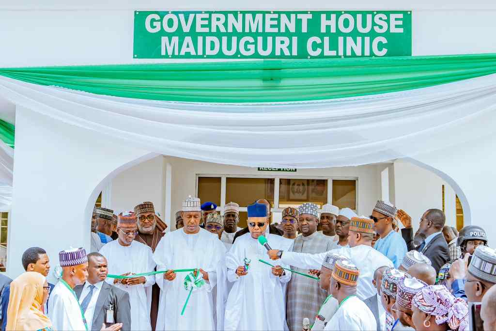 Shettima commissions Government House Clinic in Maiduguri worth 'billions of Naira'