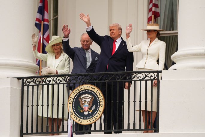 Trump welcomes King Charles, Queen Camilla to White House for state visit