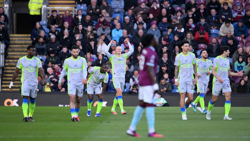 Burnley 0-1 Manchester City: Haaland’s goal send Cityzens to top of Premier League, Clarets relegated
