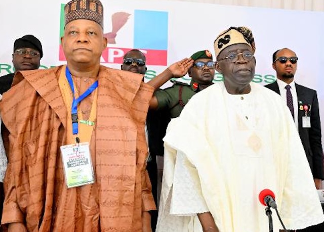 APC NWC receive President Tinubu's nomination form
