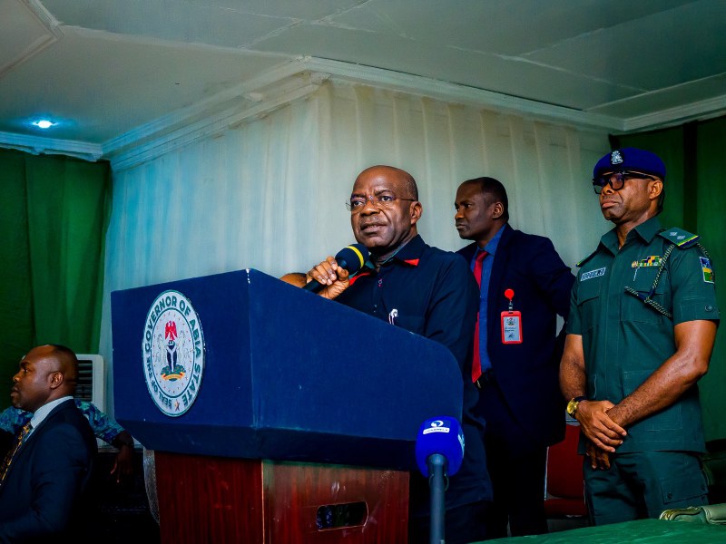Governor Otti receives free nomination form from Labour Party NWC