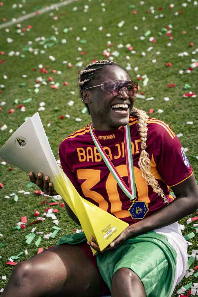 AS Roma 2-0 Genoa: Rinsola Babajide wins first League title with Yellow and Reds