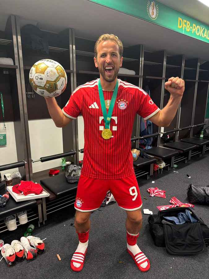 Photos: We are 'Pokal winners!' - Kane after DFB Cup triumph