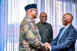 Photos: Obi meets former SA President Thabo Mbeki in Cape Town