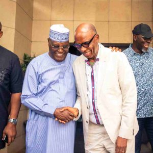 Atiku visits Amaechi following ADC Presidential Primary victory
