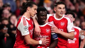 Arsenal 1-0 Atletico Madrid: Saka's goal enough as Gunners reach Champions League final