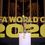 FIFA World Cup Trophy is displayed prior to the FIFA World Cup 2026 Official Draw at John F. Kennedy Center for the Performing Arts in Washington, DC, United States (US). Photo: Hector Vivas - FIFA/FIFA via Getty Images