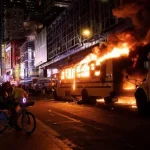 Teenager shot and buses set ablaze in New York City after Knicks NBA Championship win