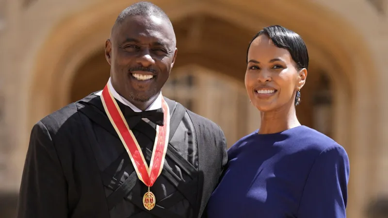 Actor Idris Elba knighted by King Charles III