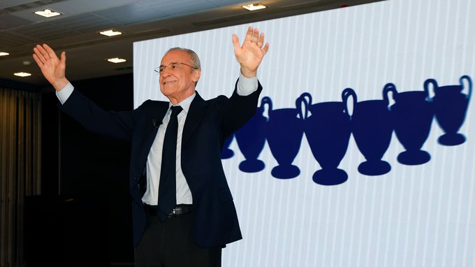 Florentino Perez re-elected as Real Madrid President
