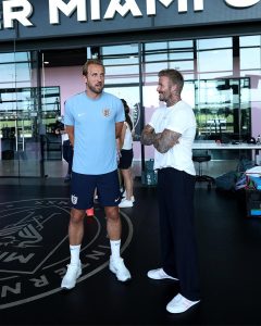 Norway V England: Legend Beckham joins Three Lions in training in Miami